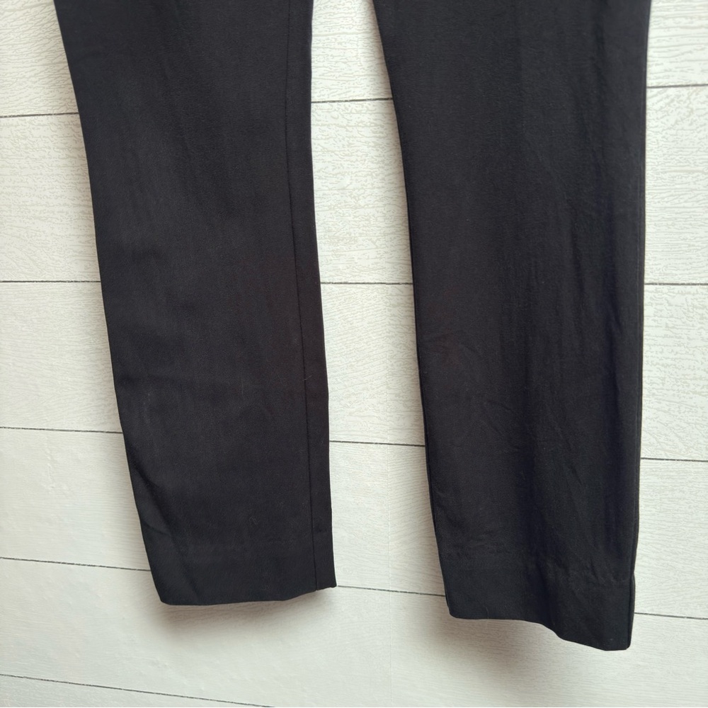 Anthropologie | Slim Black Tailored Ankle Pants – Minimalist Workwear | Size 4 - Picture 5 of 9
